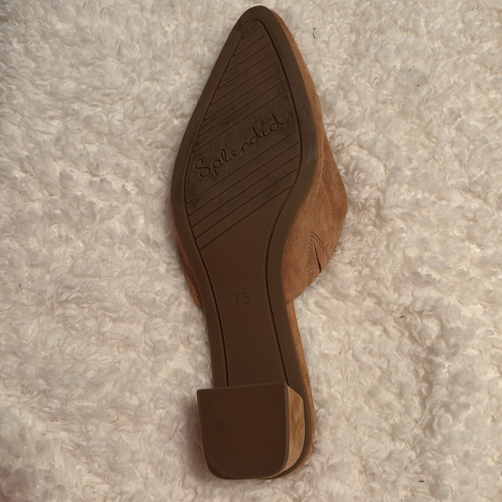 Splendid Women's Brown Suede Mules - Picture 3 of 4
